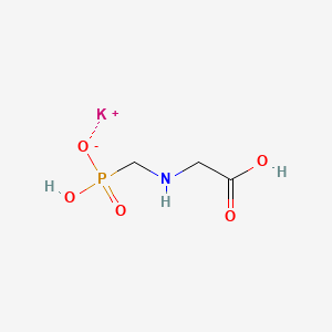 molecular formula C3H7KNO5P B1324572 Glycine, N-(phosphonomethyl)-, potassium salt CAS No. 39600-42-5