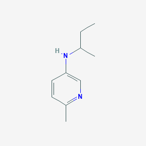 molecular formula C10H16N2 B13245745 N-(butan-2-yl)-6-methylpyridin-3-amine 
