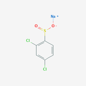 molecular formula C6H3Cl2NaO2S B1324576 sodium 2,4-dichlorobenzene-1-sulfinate 