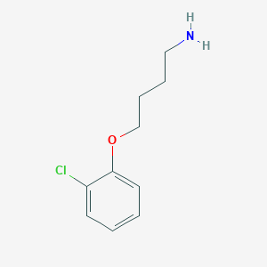 molecular formula C10H14ClNO B13245880 4-(2-Chlorophenoxy)butan-1-amine CAS No. 57276-68-3
