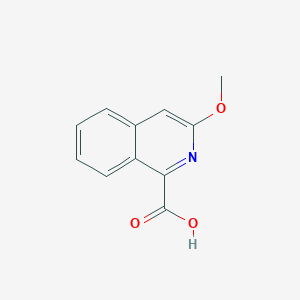 molecular formula C11H9NO3 B1324610 3-Methoxyisoquinoline-1-carboxylic acid CAS No. 374917-64-3