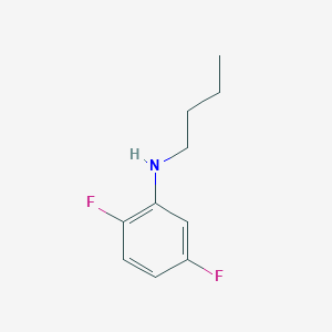 molecular formula C10H13F2N B13246185 N-butyl-2,5-difluoroaniline 