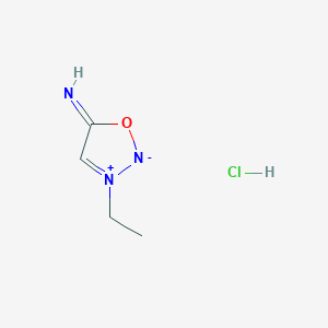 molecular formula C4H8ClN3O B1324627 3-乙基-悉诺尼明盐酸盐 CAS No. 5596-04-3