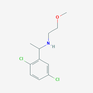 molecular formula C11H15Cl2NO B13246286 [1-(2,5-Dichlorophenyl)ethyl](2-methoxyethyl)amine 