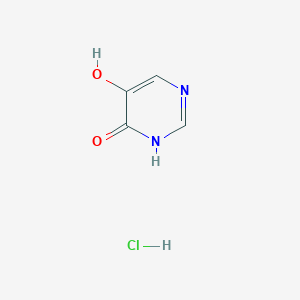 molecular formula C4H5ClN2O2 B1324629 5-Hydroxypyrimidin-4(3H)-one hydrochloride CAS No. 1616526-82-9