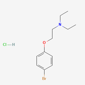 2-(4-bromophenoxy)-N,N-diethylethanamine;hydrochloride
