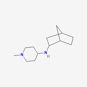 molecular formula C13H24N2 B13246408 N-{bicyclo[2.2.1]heptan-2-yl}-1-methylpiperidin-4-amine 