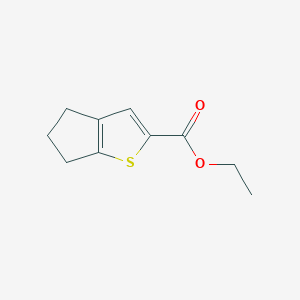 molecular formula C10H12O2S B1324641 ethyl 5,6-dihydro-4H-cyclopenta[b]thiophene-2-carboxylate CAS No. 19282-44-1