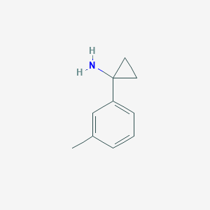 molecular formula C10H13N B1324646 1-(m-Tolyl)cyclopropanamine CAS No. 503417-30-9