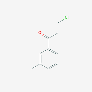 molecular formula C10H11ClO B1324651 3-Chloro-1-(3-methylphenyl)-1-oxopropane CAS No. 898785-20-1