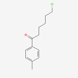 B1324654 6-Chloro-1-(4-methylphenyl)-1-oxohexane CAS No. 898785-32-5