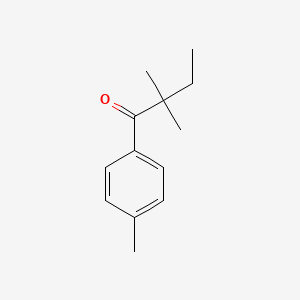 molecular formula C13H18O B1324664 4',2,2-Trimethylbutyrophenone CAS No. 167760-72-7