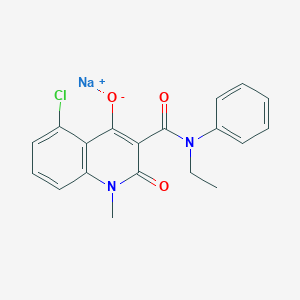 molecular formula C19H16ClN2NaO3 B132467 Laquinimod Sodium CAS No. 248282-07-7