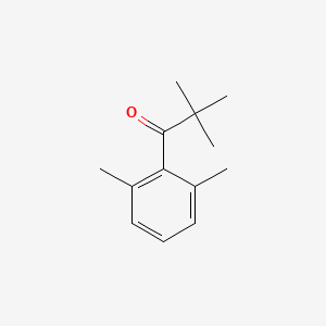 molecular formula C13H18O B1324701 2',2,2,6'-Tetramethylpropiophenone CAS No. 25115-80-4