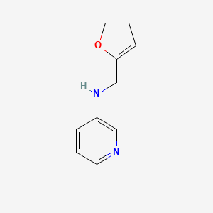 molecular formula C11H12N2O B13247011 N-(furan-2-ylmethyl)-6-methylpyridin-3-amine 