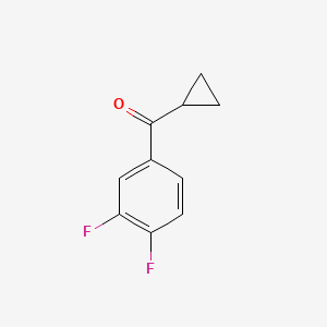 B1324715 Cyclopropyl 3,4-difluorophenyl ketone CAS No. 898790-32-4