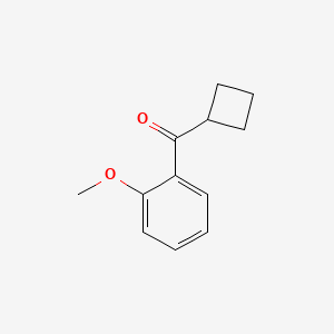 molecular formula C12H14O2 B1324720 Cyclobutyl 2-methoxyphenyl ketone CAS No. 898790-42-6