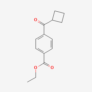 Ethyl 4-(cyclobutanecarbonyl)benzoate
