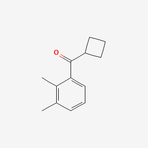 molecular formula C13H16O B1324729 Cyclobutyl 2,3-dimethylphenyl ketone CAS No. 898790-66-4