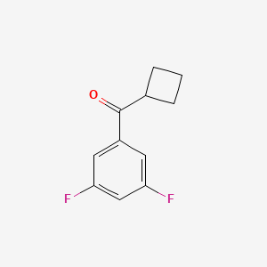molecular formula C11H10F2O B1324749 Cyclobutyl 3,5-difluorophenyl ketone CAS No. 898791-30-5