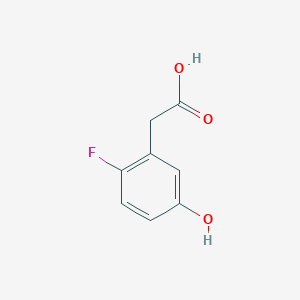 molecular formula C8H7FO3 B132475 2-Fluoro-5-hydroxyphenylacetic acid CAS No. 149029-89-0