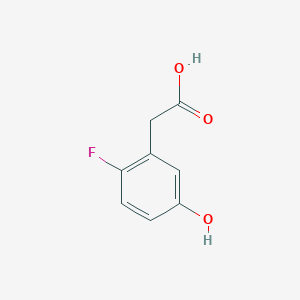 2-(2-Fluoro-5-hydroxyphenyl)acetic acid