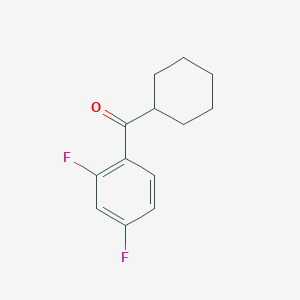 Cyclohexyl 2,4-difluorophenyl ketone