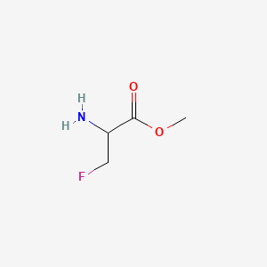 molecular formula C4H8FNO2 B13247865 Methyl 2-amino-3-fluoropropanoate 