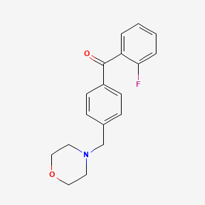 2-Fluoro-4'-morpholinomethyl benzophenone