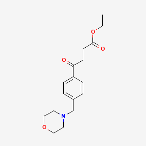 Ethyl 4-[4-(morpholinomethyl)phenyl]-4-oxobutyrate
