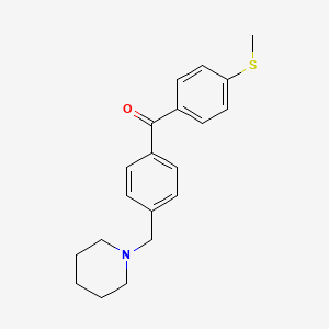 4-Piperidinomethyl-4'-thiomethylbenzophenone