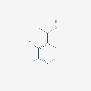 molecular formula C8H8F2S B13248221 1-(2,3-Difluorophenyl)ethane-1-thiol 