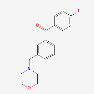 4'-Fluoro-3-morpholinomethylbenzophenone