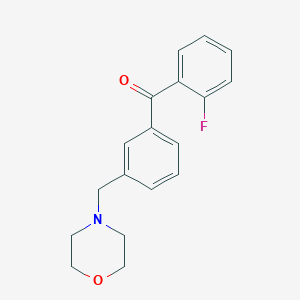 2-Fluoro-3'-morpholinomethyl benzophenone