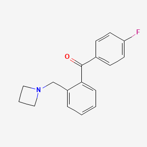 2-Azetidinomethyl-4'-fluorobenzophenone