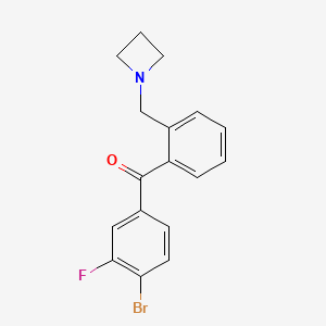 2'-Azetidinomethyl-4-bromo-3-fluorobenzophenone