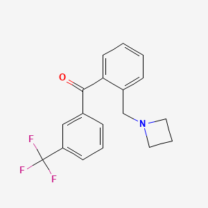 2-Azetidinomethyl-3'-trifluoromethylbenzophenone