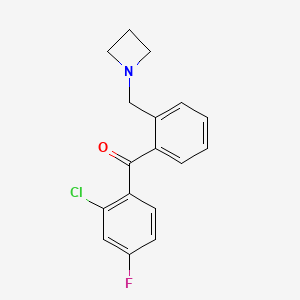 2'-Azetidinomethyl-2-chloro-4-fluorobenzophenone