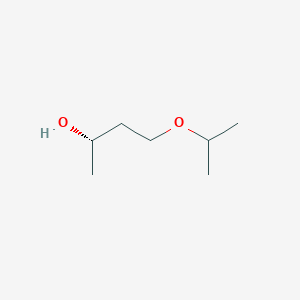 molecular formula C7H16O2 B13248719 (2S)-4-(Propan-2-yloxy)butan-2-ol 