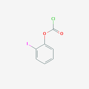 molecular formula C7H4ClIO2 B13248721 2-Iodophenyl chloroformate 