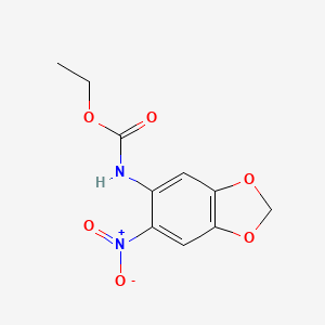 Ethyl (6-nitro-1,3-benzodioxol-5-yl)carbamate