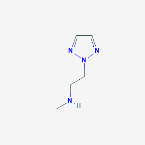molecular formula C5H10N4 B13248888 Methyl[2-(2H-1,2,3-triazol-2-yl)ethyl]amine 