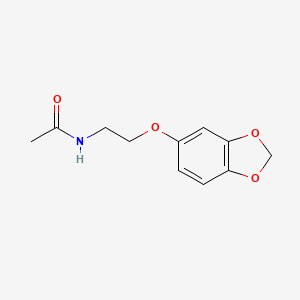 N-[2-(1,3-benzodioxol-5-yloxy)ethyl]acetamide