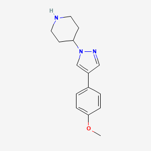 4-[4-(4-Methoxyphenyl)-1H-Pyrazol-1-Yl]Piperidine