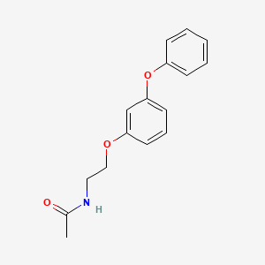 N-[2-(3-phenoxyphenoxy)ethyl]acetamide