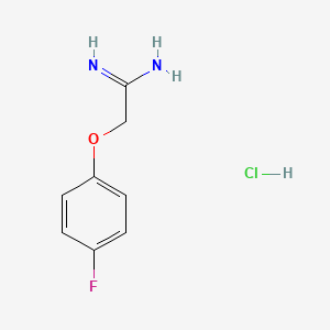 2-(4-Fluorophenoxy)acetimidamide hydrochloride