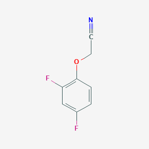 molecular formula C8H5F2NO B1324910 2-(2,4-Difluorophenoxy)acetonitrile CAS No. 942473-60-1