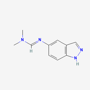 (E)-N'-(1H-indazol-5-yl)-N,N-dimethylmethanimidamide
