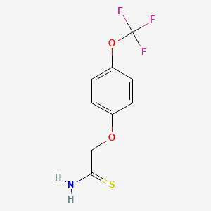 2-[4-(Trifluoromethoxy)phenoxy]ethanethioamide