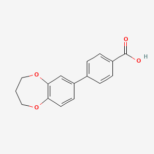 4-(3,4-Dihydro-2H-1,5-benzodioxepin-7-yl)-benzenecarboxylic acid